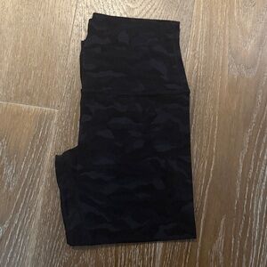 lululemon athletica Black Camouflage Leggings